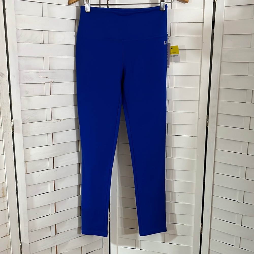Liz Claiborne Weekend Secretly Slimming Leggings size small blue
